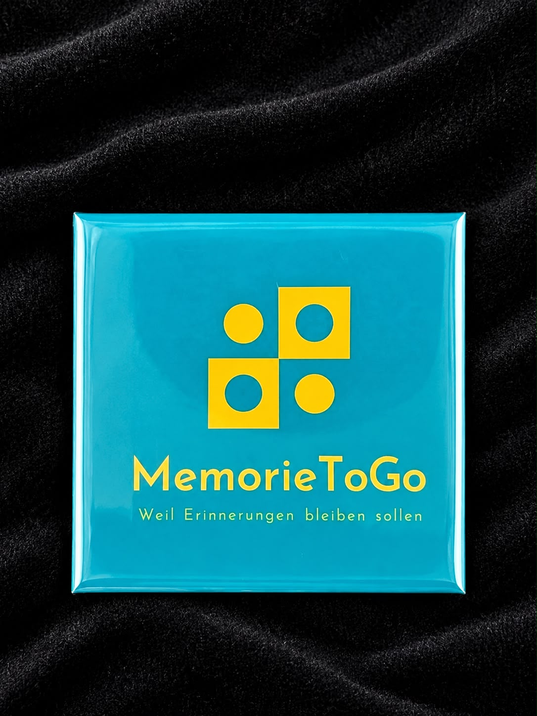Fotomagnet personalisiert – 65 × 65 mm, 4 Stück